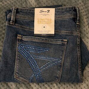 Lane Bryant Limited Edition Seven7 Boot Cut Jeans  - Size 18